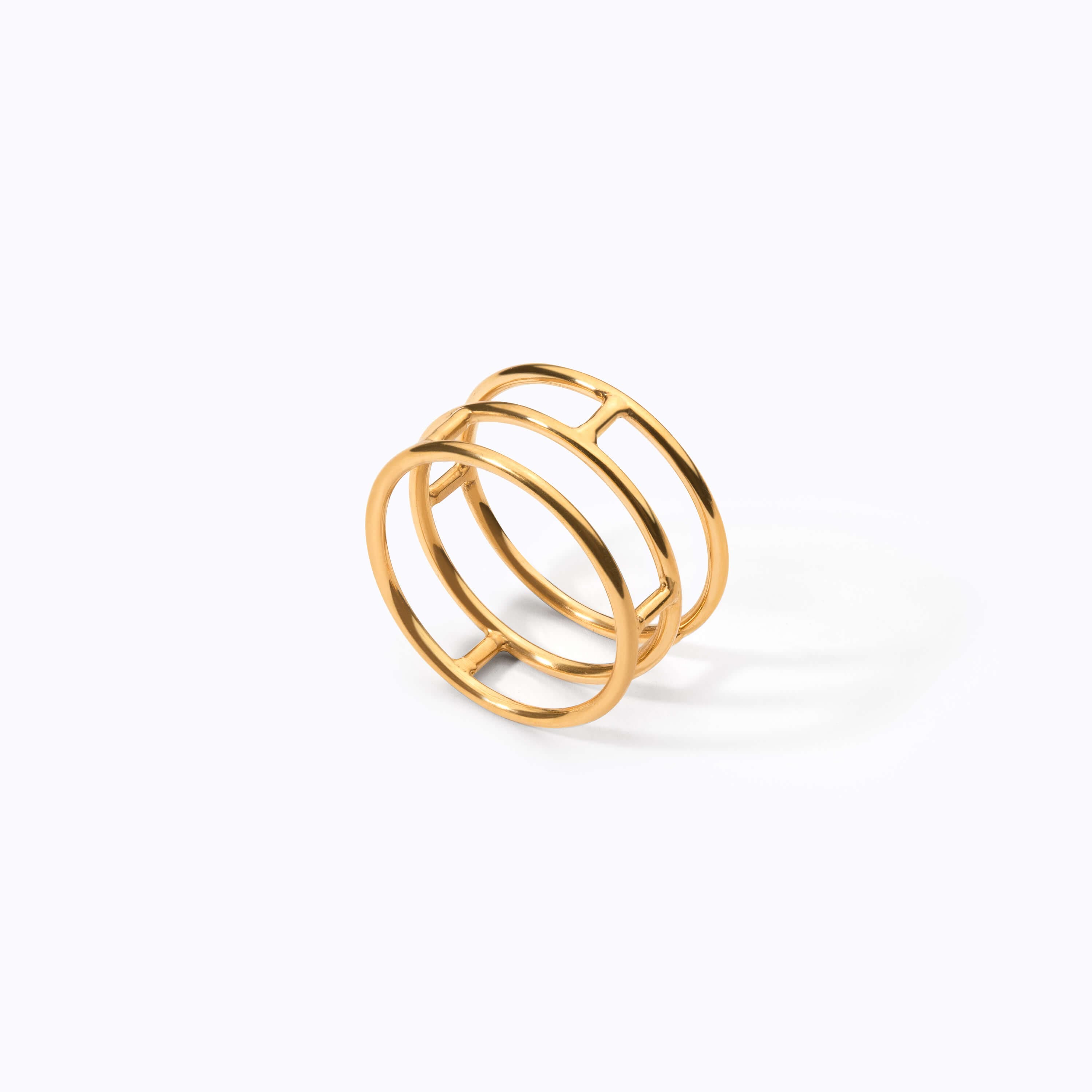 24K Wire Brique Ring